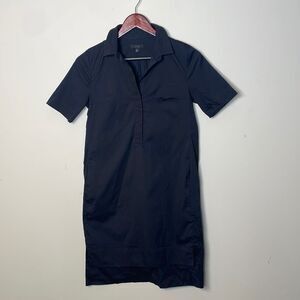 COS Black Cotton Shirt Dress Size 2